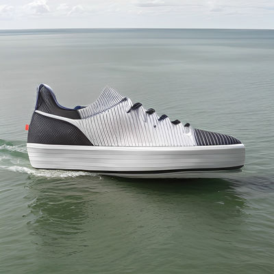 Chaussures de femme écologiques gris foncé en cuir